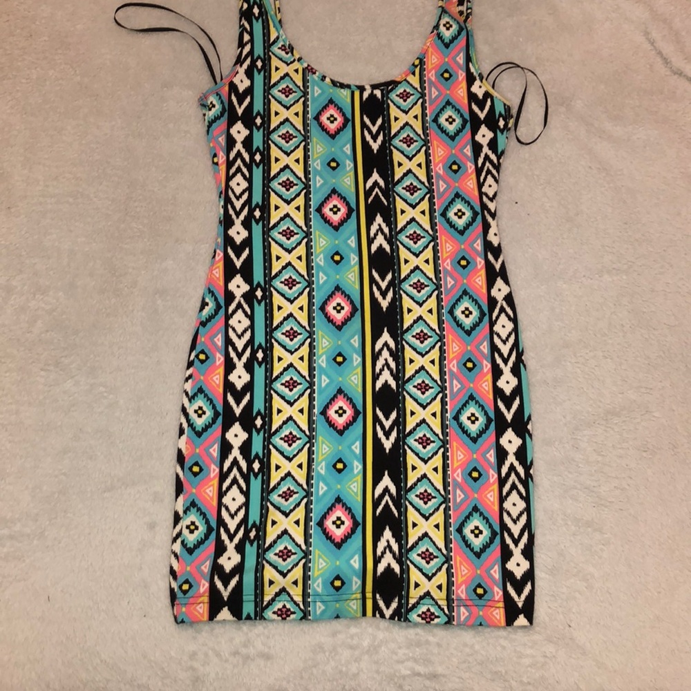 Forever 21 Patterned Bodycon Dress